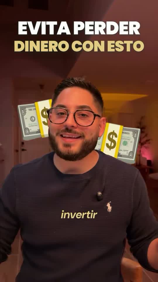 Captura del reel: Papá con Metas sonriendo, con el texto «EVITA PERDER DINERO CON ESTO» en pantalla